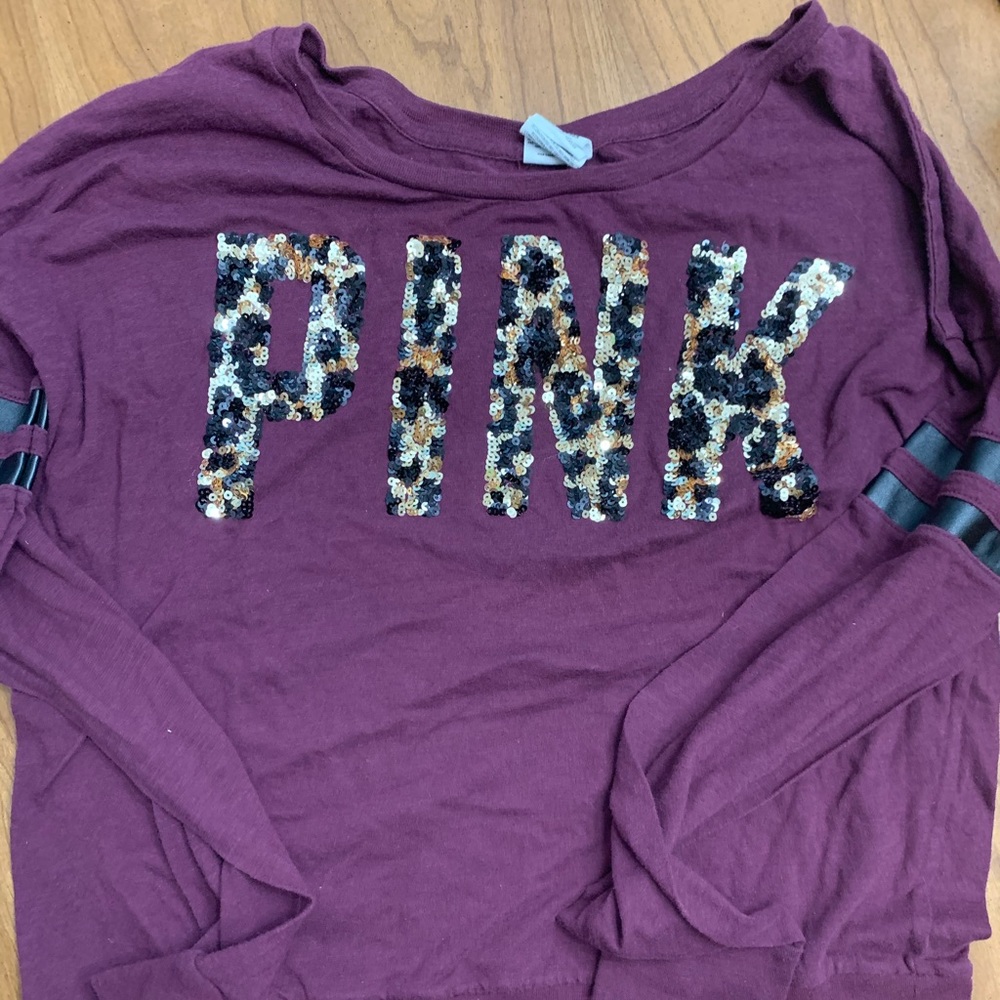 PINK cheetah sequin